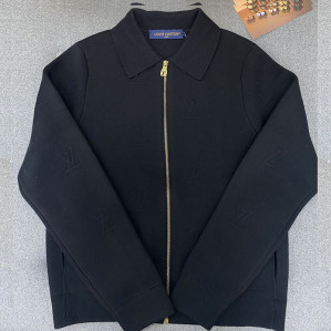 루이비통 모노그램 LV 엠보스드 울 블루종