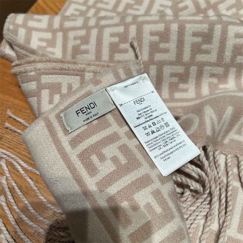 펜디 FF 울 캐시미어 스카프 머플러