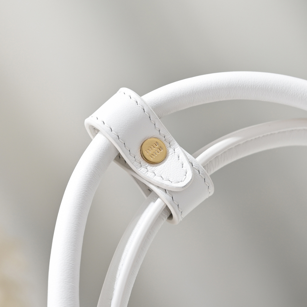 미우미우 Beau Leather Top Handle