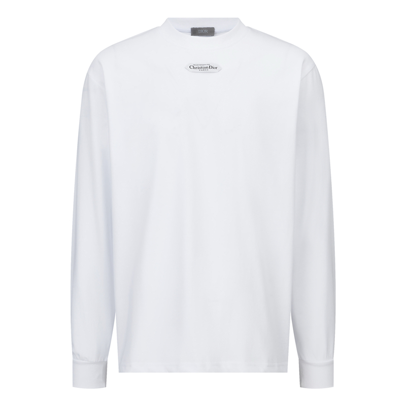 디올 파리스 라벨 울 저지 스웨터