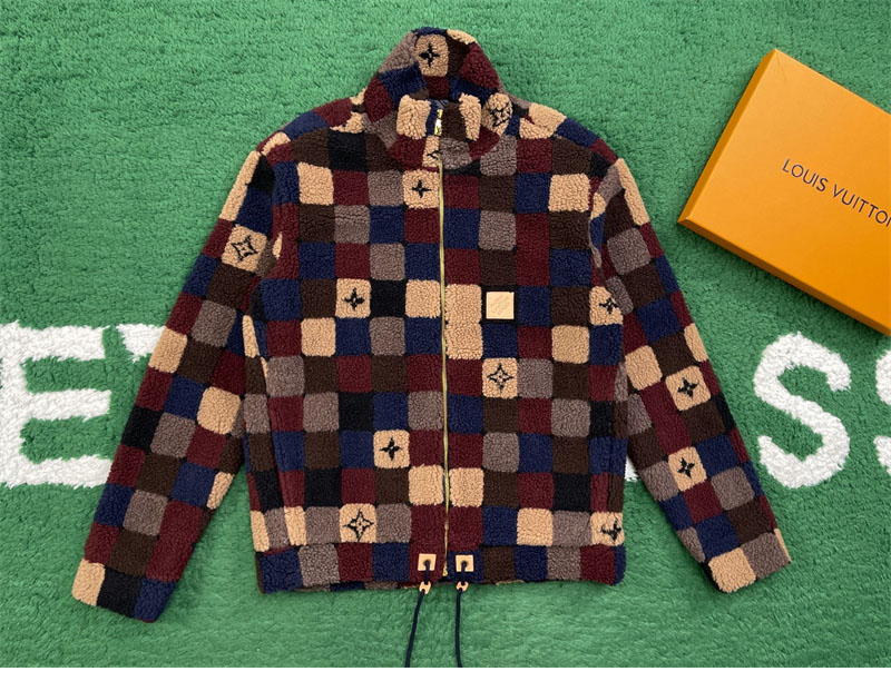 루이비통 다미에 플리스 블루종