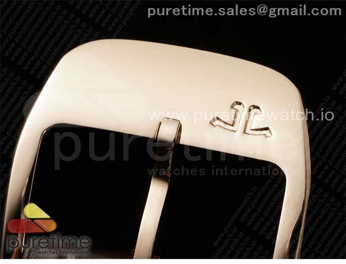 APS공장 예거르쿨트르 마스터 울트라씬 문페이즈 로즈골드금통 화이트다이얼 브라운가죽스트랩 Master Ultra Thin Moon RG APSF 1_1 Best Edition White Dial on Brown Leather Strap SA925 Super Clone