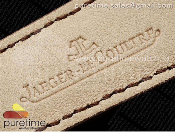 APS공장 예거르쿨트르 마스터 울트라씬 문페이즈 로즈골드금통 화이트다이얼 브라운가죽스트랩 Master Ultra Thin Moon RG APSF 1_1 Best Edition White Dial on Brown Leather Strap SA925 Super Clone