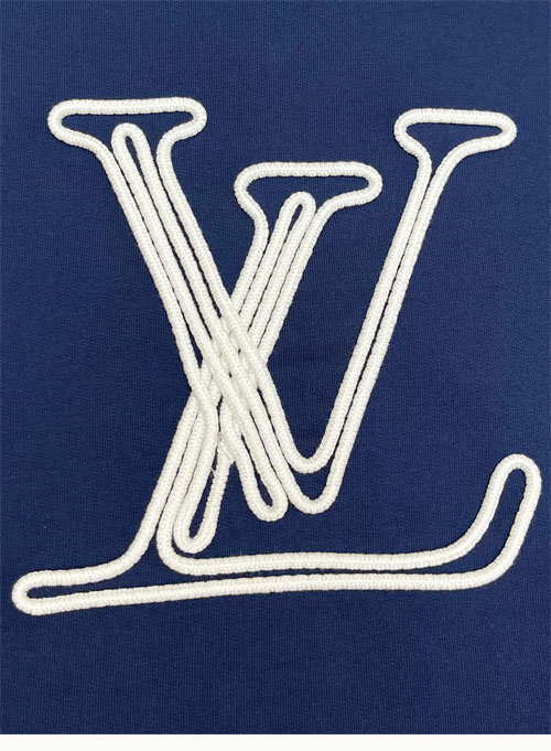 루이비통 그래픽 LV 노티컬 로프 시그니처 코튼 저지 후드