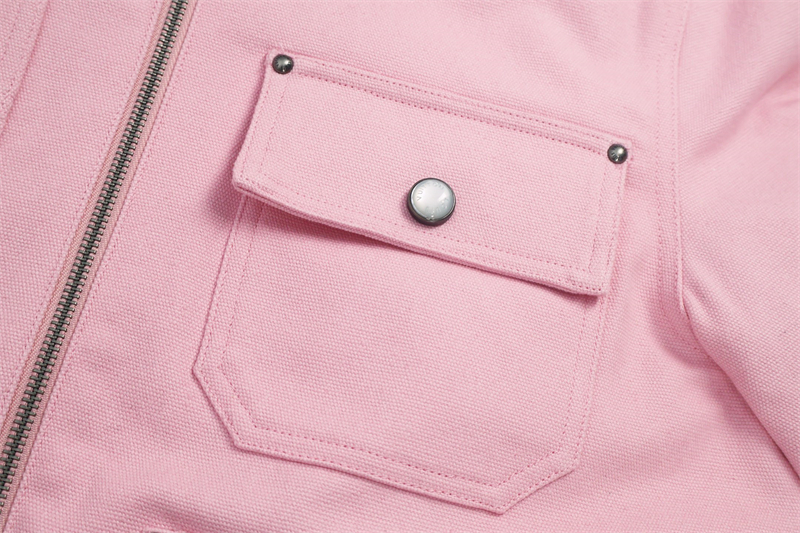 루이비통 x 니고 리브드 코듀로이 카라 워크웨어 블루종