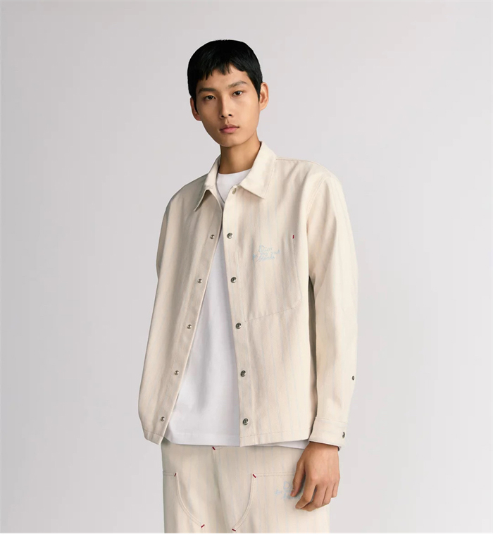 디올 x 힐튼 넬 오버셔츠 블루종 데님 자켓