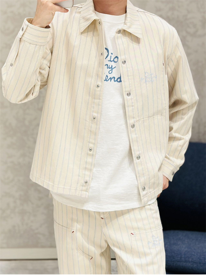 디올 x 힐튼 넬 오버셔츠 블루종 데님 자켓