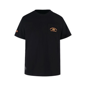 크롬하츠 오렌지 세메터리 크로스 반팔 티셔츠