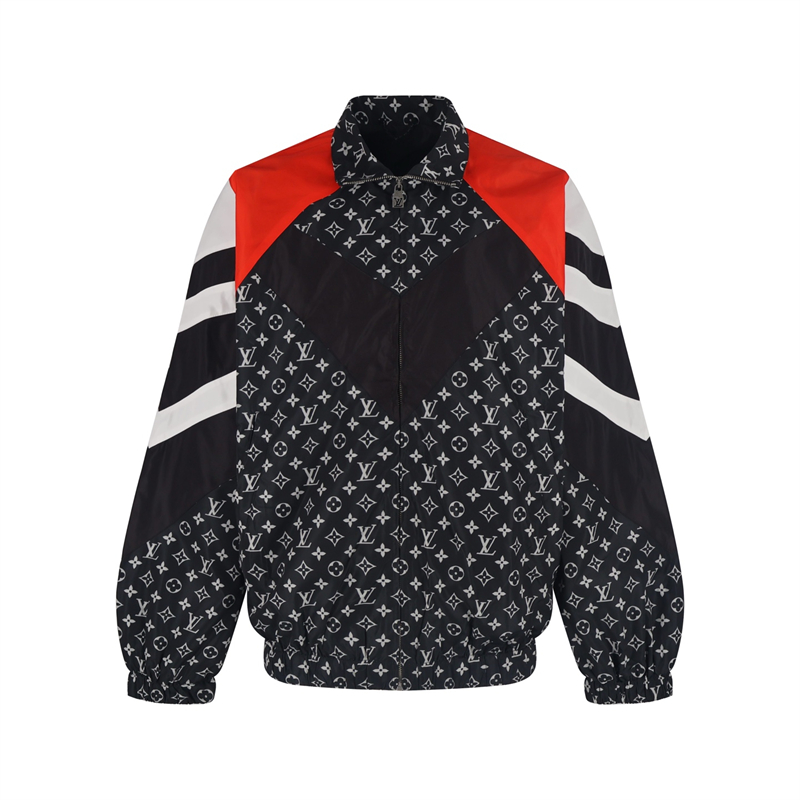 루이비통 x 니고 모노그램 프린티드 나일론 트랙수트 탑