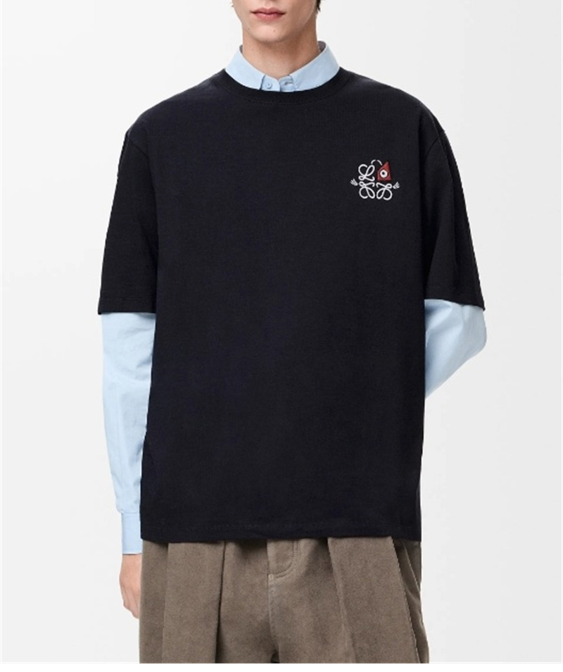 로에베 퓨처리스트 캣츠 아나그램 크루넥 반팔 티셔츠