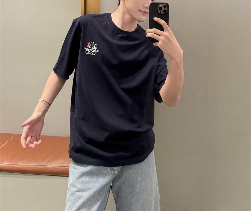 로에베 퓨처리스트 캣츠 아나그램 크루넥 반팔 티셔츠