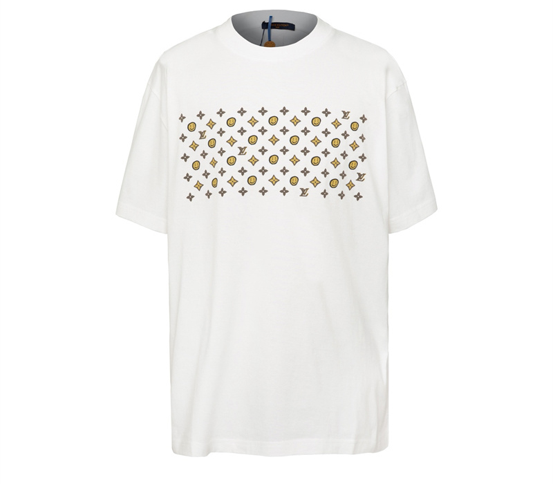 루이비통 x CPFM 모노그램 스마일 반팔 티셔츠