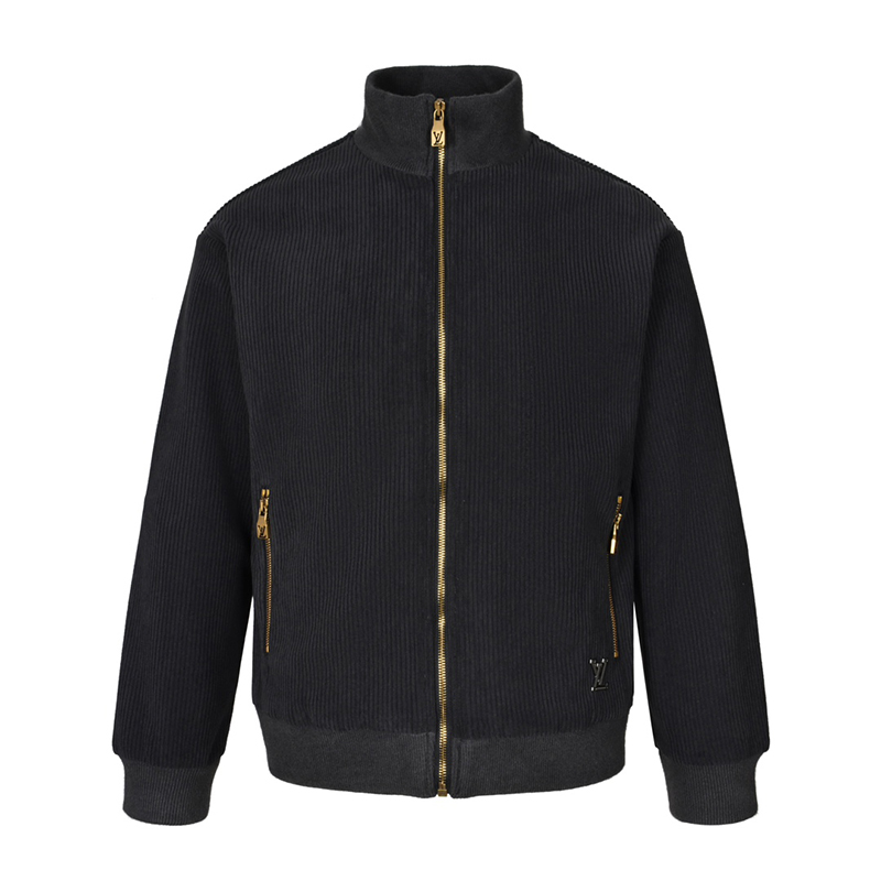 루이비통 x 박서보 코튼 벨벳 크랙 집업 자켓
