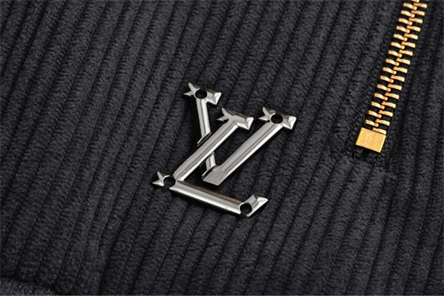 루이비통 x 박서보 코튼 벨벳 크랙 집업 자켓