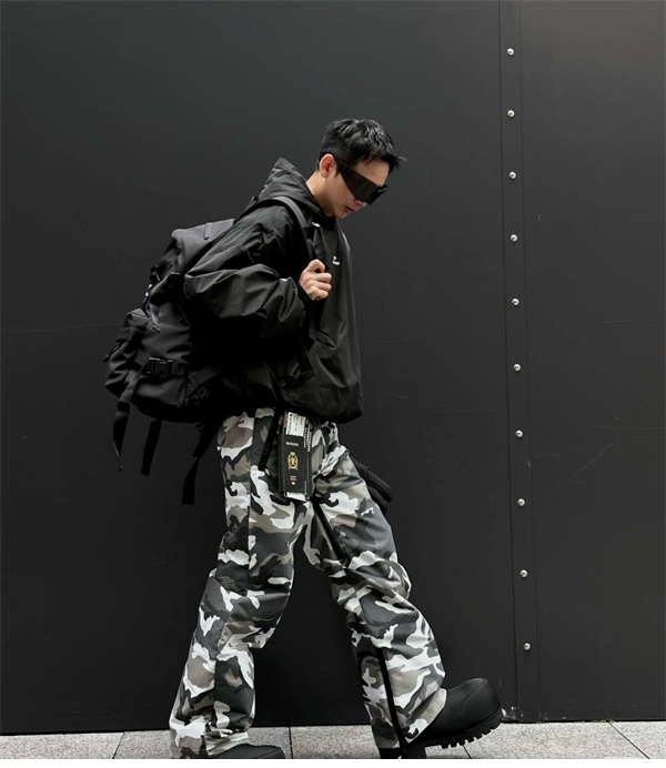 발렌시아가 3B 스포츠 아이콘 후리스 후드