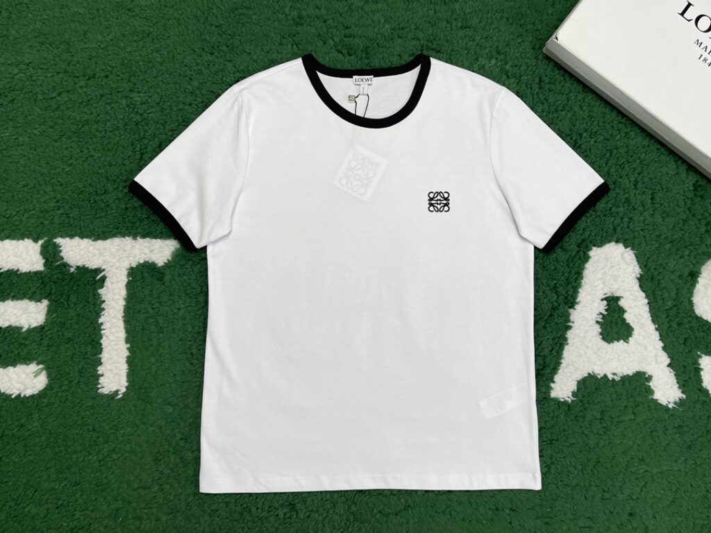 로에베 아나그램 로고 배색 반팔 티셔츠 “2COLOR”
