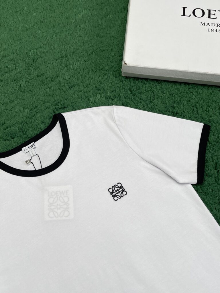 로에베 아나그램 로고 배색 반팔 티셔츠 “2COLOR”