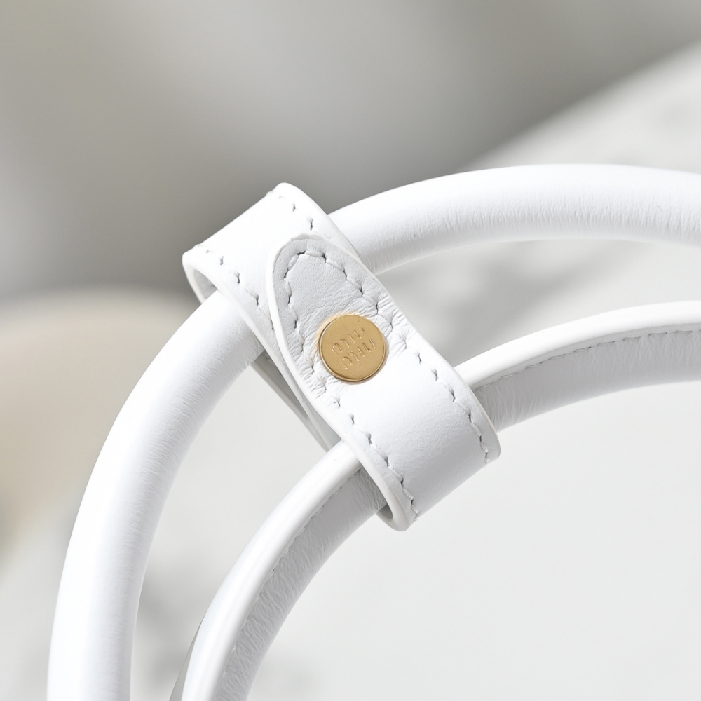 미우미우 Beau Leather Top Handle