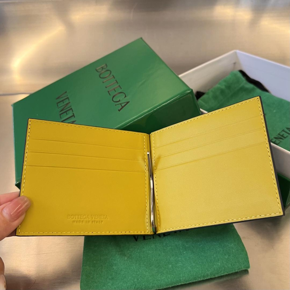 Bottega Veneta Intrecciato Bill_Clip_Wallet