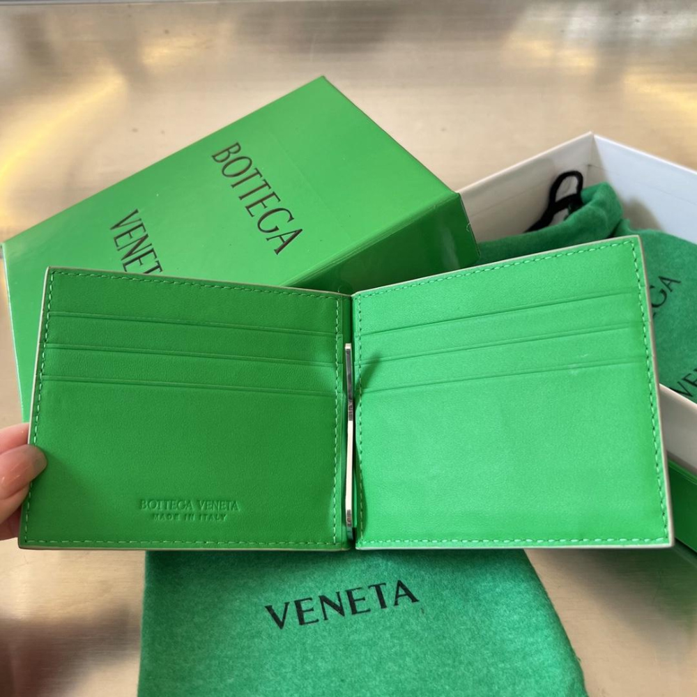 Bottega Veneta Intrecciato Bill_Clip_Wallet