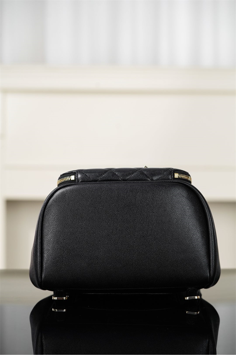 샤넬 25B 어피니티 듀마 백팩 라지 블랙 캐비어