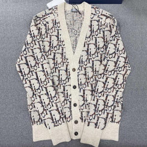 디올 오블리크 v넥 가디건