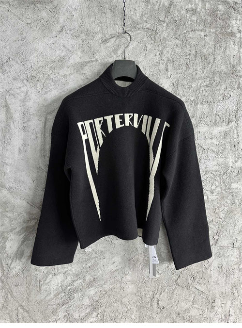 릭오웬스 24SS 인타르시아 오버사이즈 니트