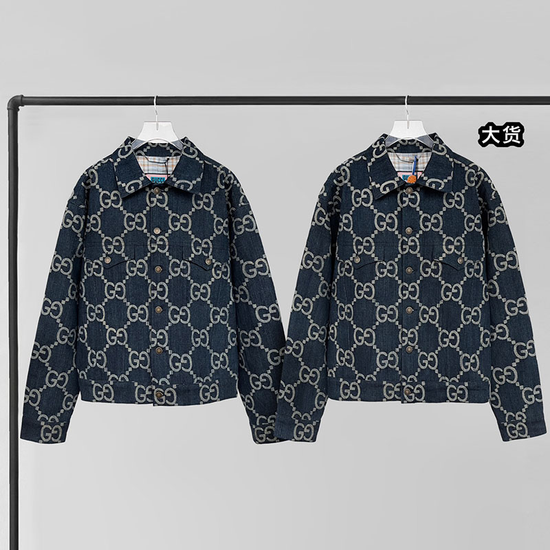 구찌 점보 GG 데님 자켓