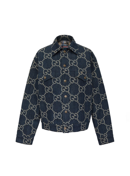 구찌 점보 GG 데님 자켓