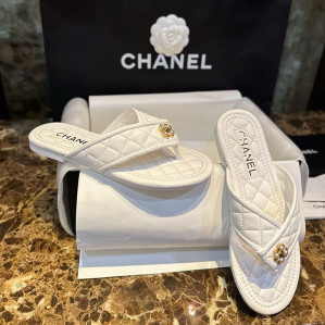 샤넬 23S 플라워 펄 샌들