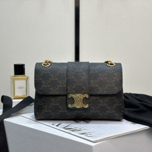 셀린느 틴 빅투아르 숄더백 트리옹프 캔버스 116592