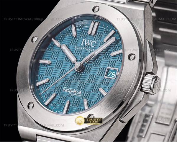 GH공장 IWC 인제니어 아쿠아다이얼 브레이슬릿 IWC0555D – Ingenieur Auto SS_SS A-Grn GHF MY9015 그린 블루