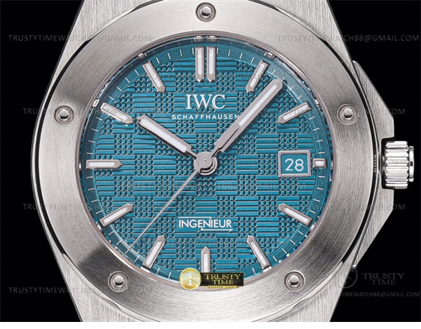 GH공장 IWC 인제니어 아쿠아다이얼 브레이슬릿 IWC0555D – Ingenieur Auto SS_SS A-Grn GHF MY9015 그린 블루