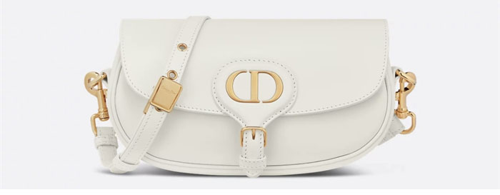 디올 바비 이스트-웨스트 숄더백 라떼 복스