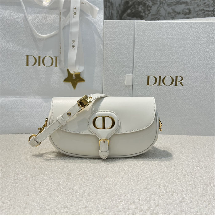 디올 바비 이스트-웨스트 숄더백 라떼 복스