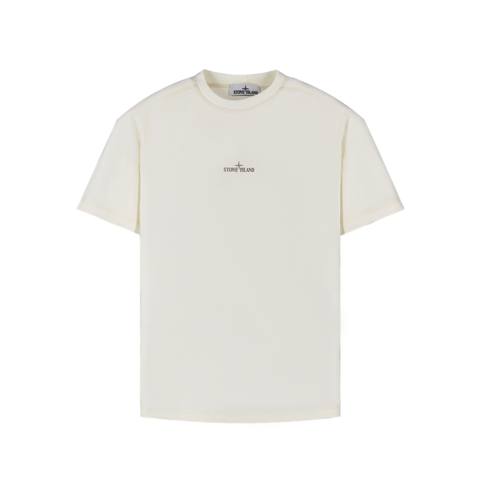 스톤아일랜드 로고 코튼 반팔 티셔츠