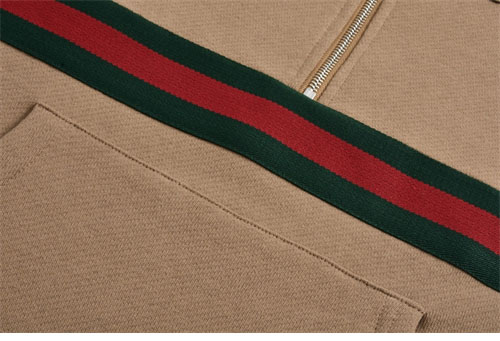 구찌 24FW 웹 하프집업 후드