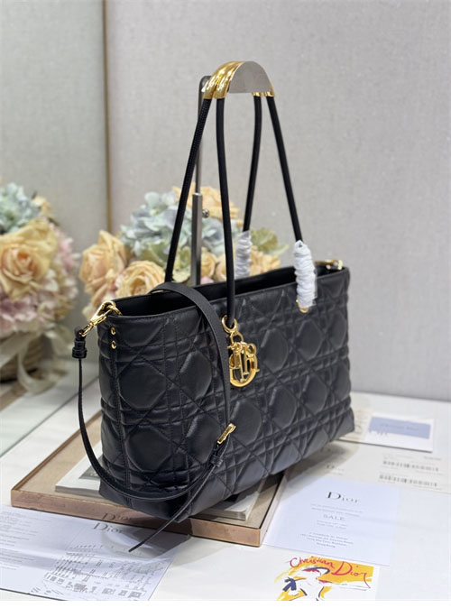 디올 뚜주흐 백 스몰 블랙 매크로 까나쥬