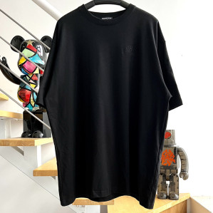 발렌시아가 22ss 호텔 로고 자수 루즈핏 반팔 티셔츠