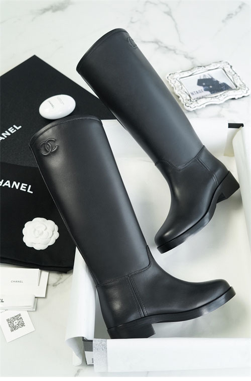 샤넬 cc로고 22b 하이 부츠