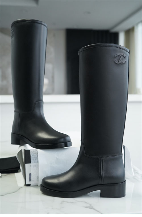 샤넬 cc로고 22b 하이 부츠