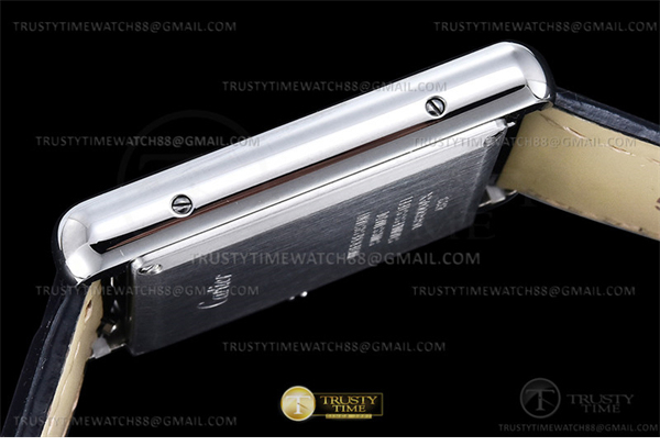 DR공장 까르띠에 탱크 머스트 라지 블랙다이얼 악어스트랩 Cartier Tank Must SS_LE Black Swiss Qtz DRF