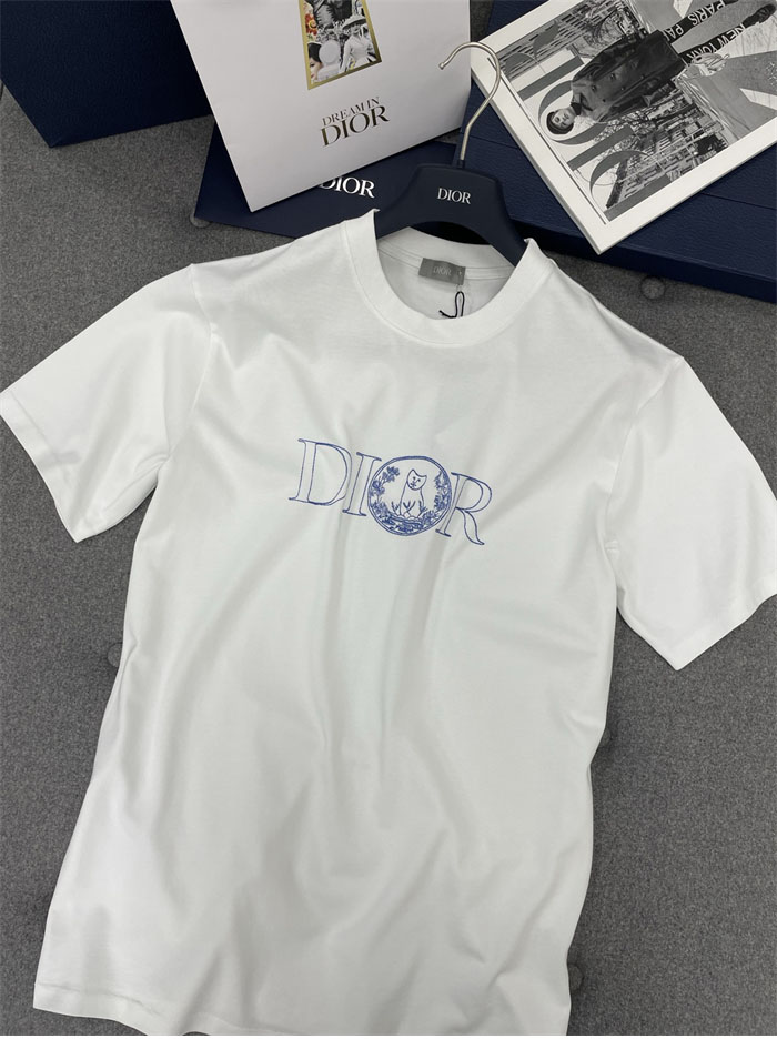 디올 x 힐튼 넬 캐주얼 반팔 티셔츠