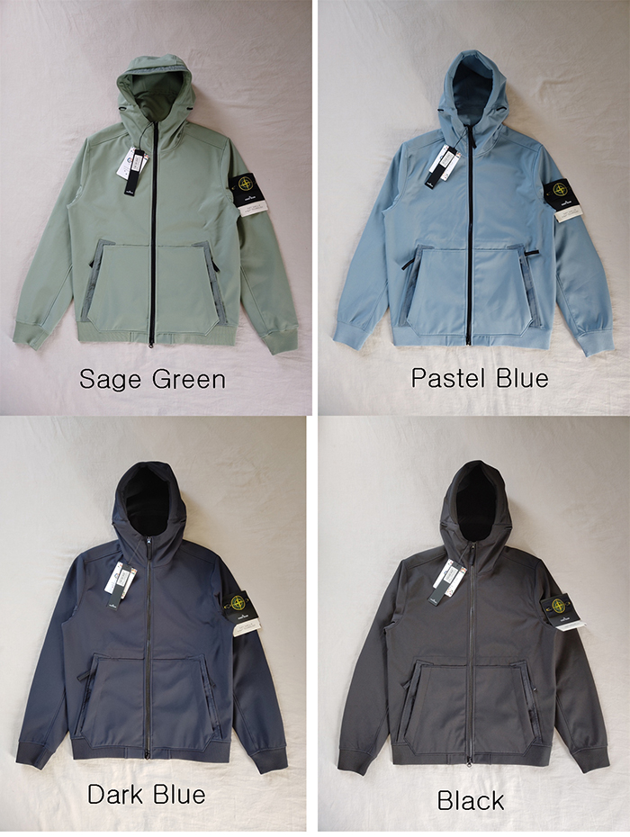 스톤아일랜드 소프트 쉘-R 자켓 Q0122