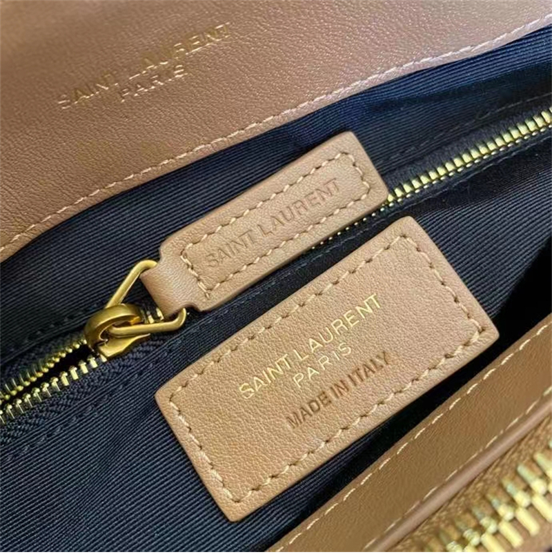 생로랑 스웨이드 벨벳 룰루 숄더 라지 백 베이지 392288