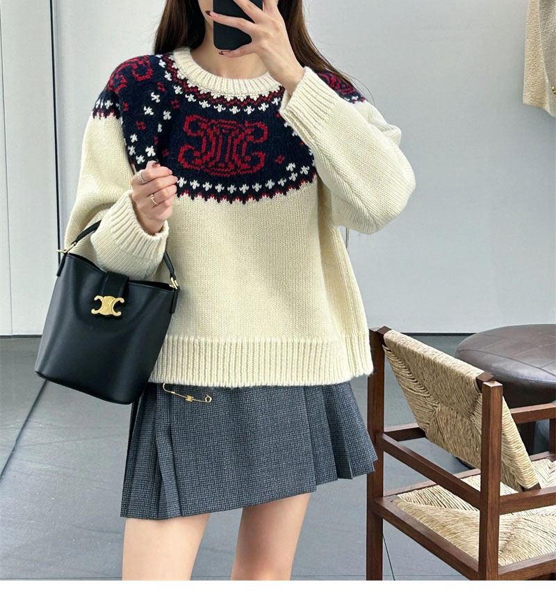 셀린느 루이즈 스몰 숄더백 소프트 카프스킨 119713