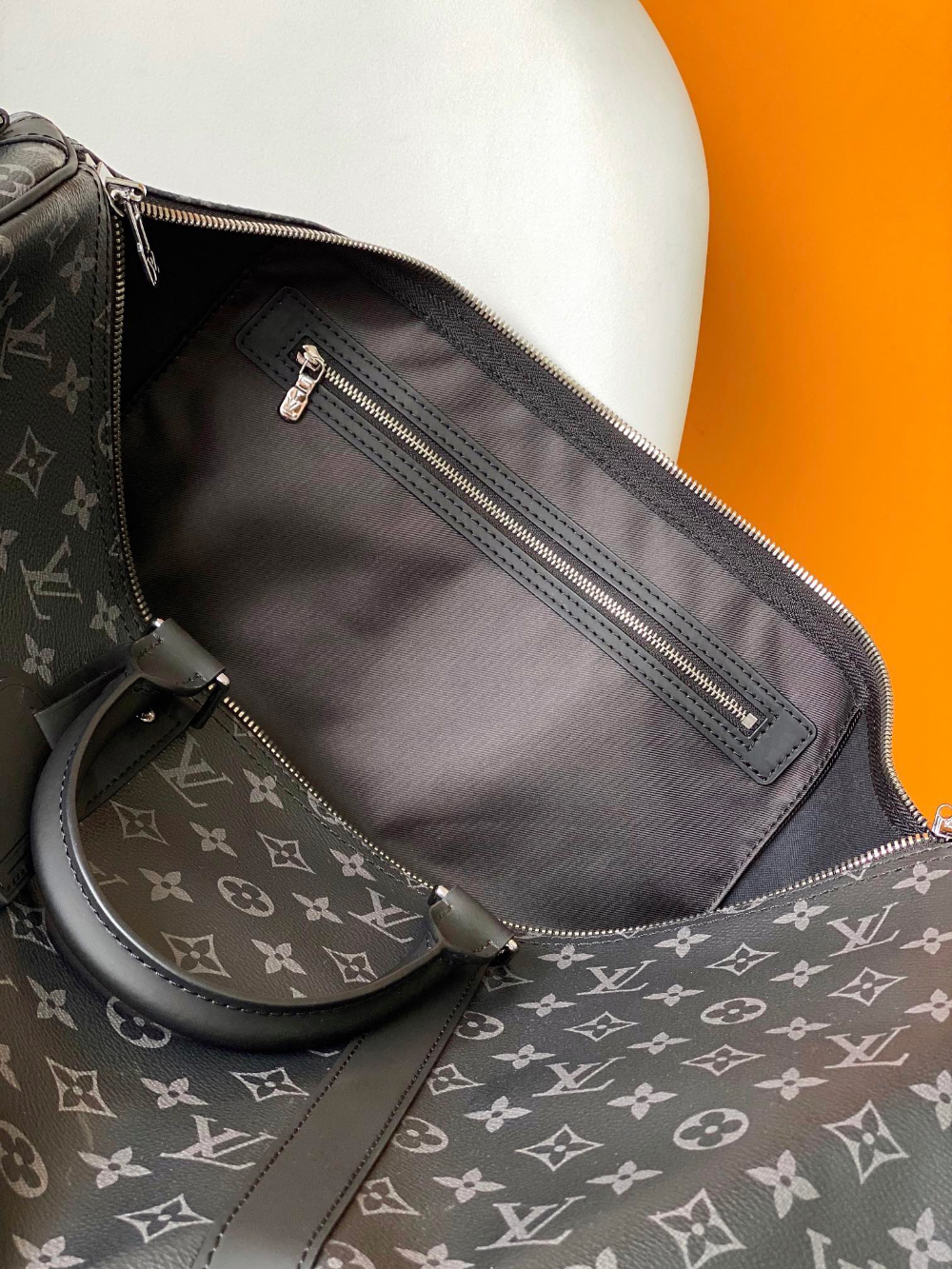 Louis Vuitton Keepall Bandouliere 50 Monogram Eclipse