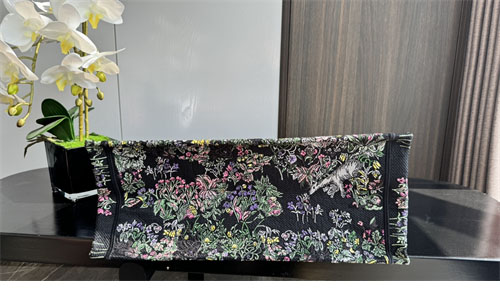 디올 북 토트백 어라운드 더 월드 블랙 멀티