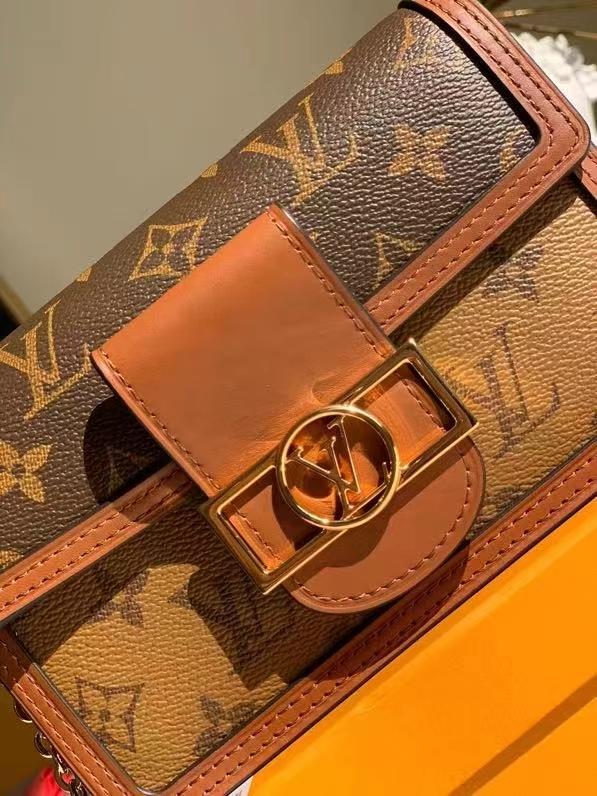 Louis Vuitton Dauphine Chain Wallet Monogram