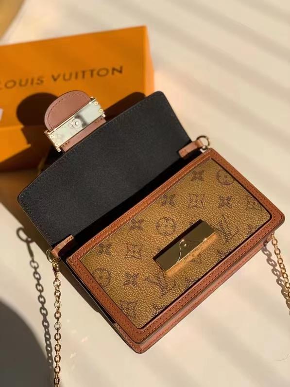 Louis Vuitton Dauphine Chain Wallet Monogram